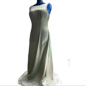 Vintage CHAMPAGNE FORMALS, women’s,Mint Green, 14